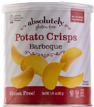 Absolutely Potato Crisps Mini BBQ   1.41 oz