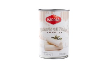 Haddar Hearts Of Palm Whole 14.1 oz