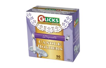 Glicks Candle Holders 50 ct