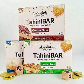 Absolutely Tahini Bar Cocoa Nibs  4.4 oz