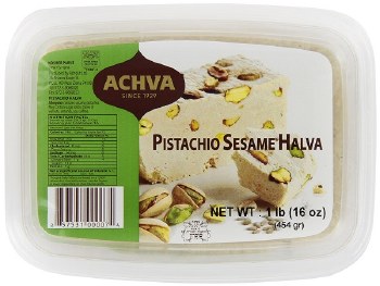 Achva Pistachio Halva 16 oz
