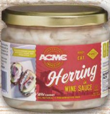 Acme Herring In Wine Sauce 12 oz