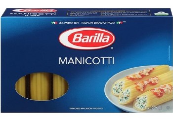 Barilla Manicotti 8 oz
