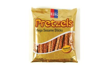 B &amp; B Pretzels Mega Sticks 5.3 oz