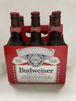 Budweiser Bottles 6 x 12 oz bottle