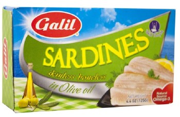 Galil Sardines Boneless Olive Oil 4.4 oz