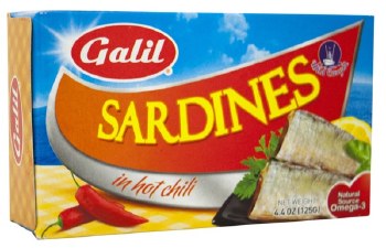 Galil Sardines Hot Chili 4.4 oz