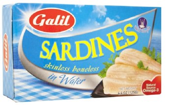 Galil Sardines Boneles Water 4.4 oz
