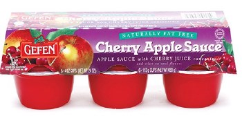 Gefen Apple Sauce Natural 6 x 4 oz