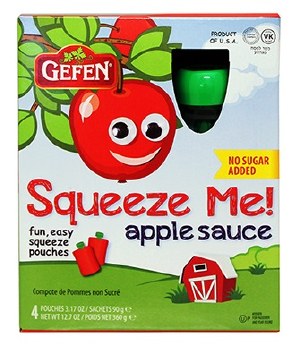 Gefen Squeeze Me Strawberry 4 Pack