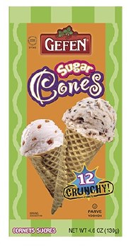 Gefen Sugar Cones 12 pcs