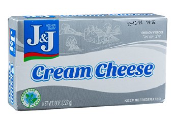 J &amp; J Cream Cheese Bar 8 oz