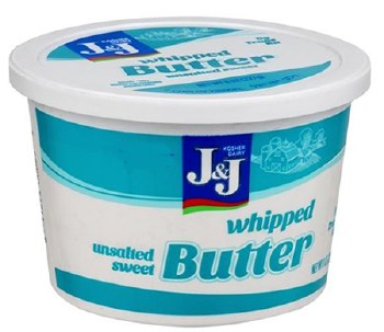 J &amp; J Whipped Butter 8 oz
