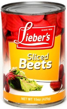 Liebers Sliced Beets 15 oz