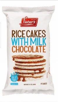 Liebers Milk Choc. Rice Cake 3.1 oz