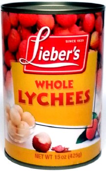 Liebers Whole Lychees 15 oz