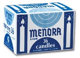 Menora Long Candles 36 Count