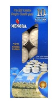 Menora Tea Lights 10 ct
