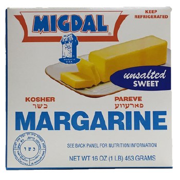 Migdal Margarine Bars 16 oz