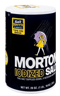 Mortons Table Salt Iodized 26 oz