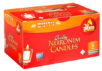 Ner Mitzva Neronim 3 Hours 72 Count