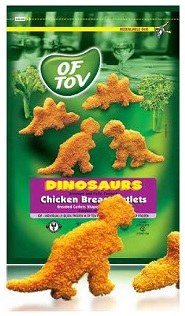 Of Tov Dinosaur Cutlets 32 oz
