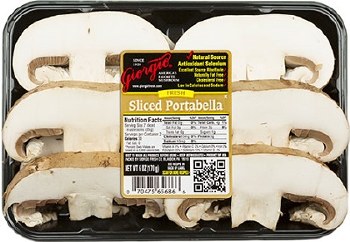 Portobella Mushrooms Sliced Cello Pack  6 oz