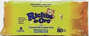 Ricitos Baby Wipes 80  Count