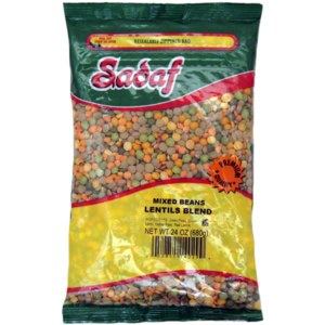 Sadaf Mixed Beans Lentil 24 oz