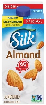 Silk Almond Milk 1/2 gal
