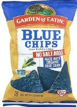 Garden Of Eatin Blue Chips No Salt Added  8.1 oz