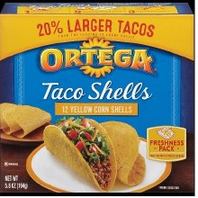 Ortega Yellow Taco Shells 12 pack