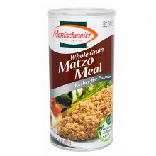 Manischewitz Matzo Meal Whole Grain   16 oz