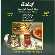 Sadaf Tea W/ Cardamom 100 cts