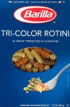 Barilla Rotini Tri-color 1 lb