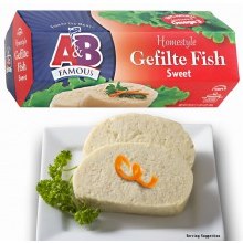 A & B Gefilte Fish Sweet 20 oz