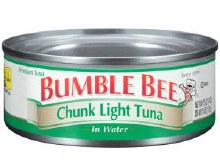 Bumble Bee Chunk In Water 5 oz