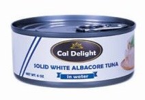 Cali. Delight Solid Albacore 6 oz water