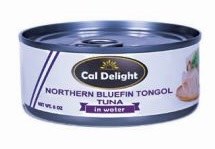 Cali. D.Tongol Tuna Water 6 oz