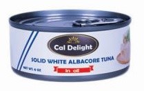 Cali. Del.  Albacore Tuna Oil 6 oz