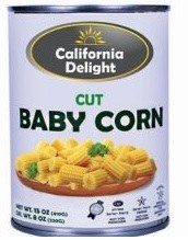 Cali. Delight Cut Baby Corn 15 oz