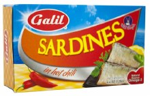 Galil Sardines Hot Chili 4.4 oz