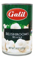 Galil Mushrooms Whole 8 oz