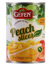 Gefen Peaches Sliced 15 oz