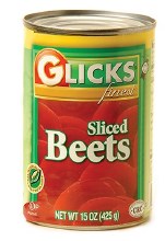 Glicks Sliced Beets 15 oz