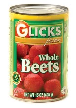 Glicks Whole Beets 15 oz