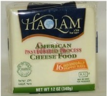 Haolam American Cheese 16 slices     White