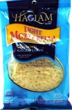 Haolam Mozzarella Shredded R/f 8 oz   Reduced Fat