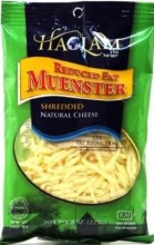 Haolam  Muenster Shredded 8 oz   Reduced Fat