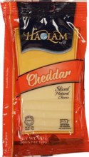 Haolam Sliced Cheddar White    6 oz